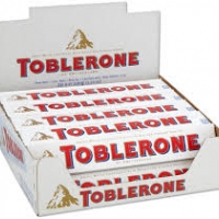 6 x Toblerone White 100 g.