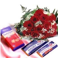 Roses N Cadbury Chocolates