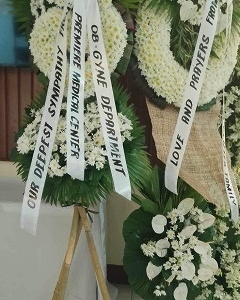 Funeral_White Floral (2 stand)